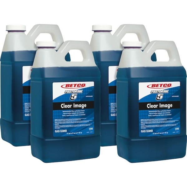 Betco Liquid Deep Blue Glass Cleaner - FASTDRAW 23, Multi, 4 PK BET1814700 - main
